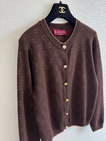 25fw jacquard cardigan