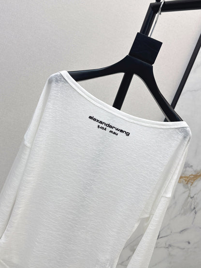 25ss off-shoulder shirt