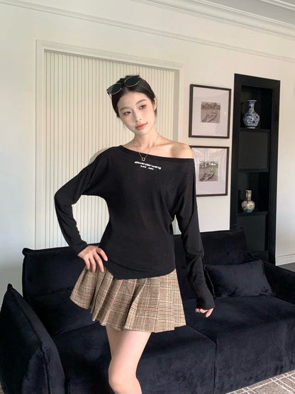 25ss off-shoulder shirt