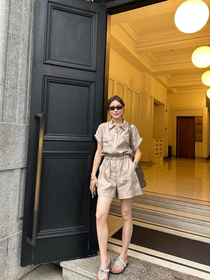 25ss Linen jumpsuit