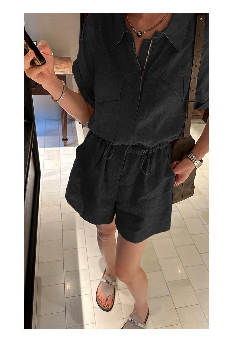 25ss Linen jumpsuit