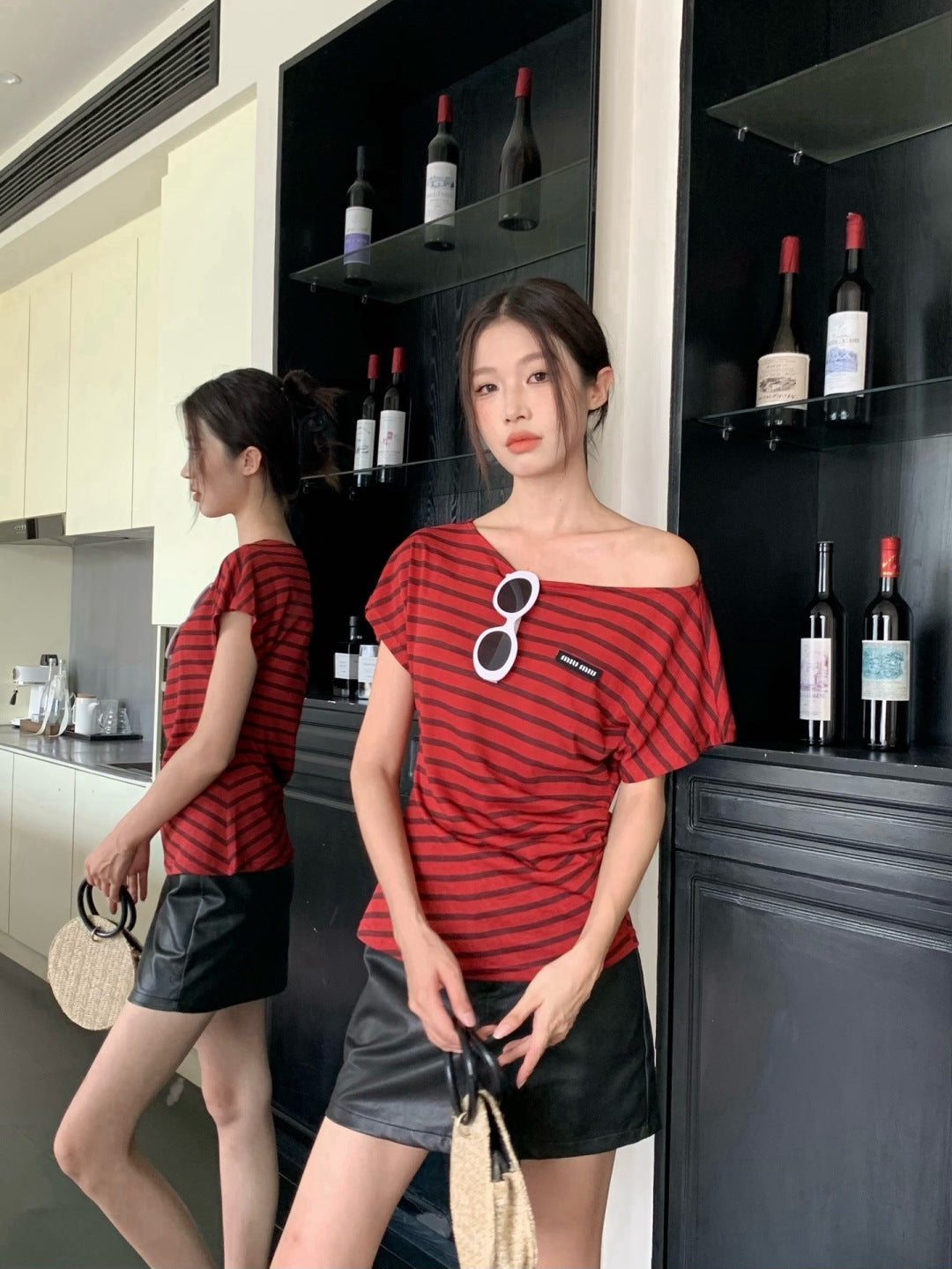 25ss off-shoulder t-shirt