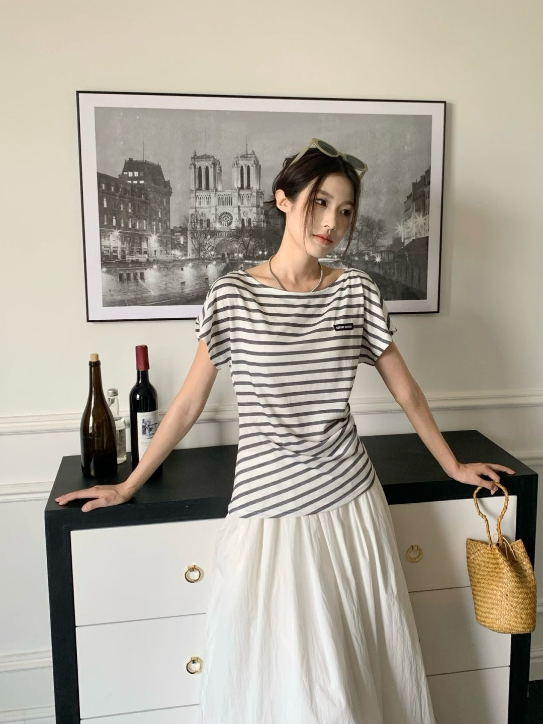 25ss off-shoulder t-shirt