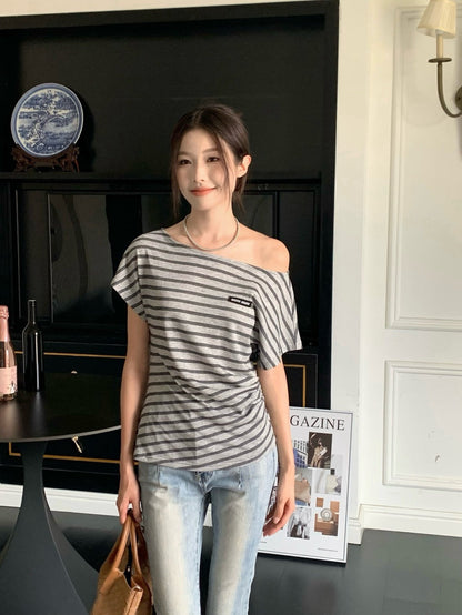 25ss off-shoulder t-shirt