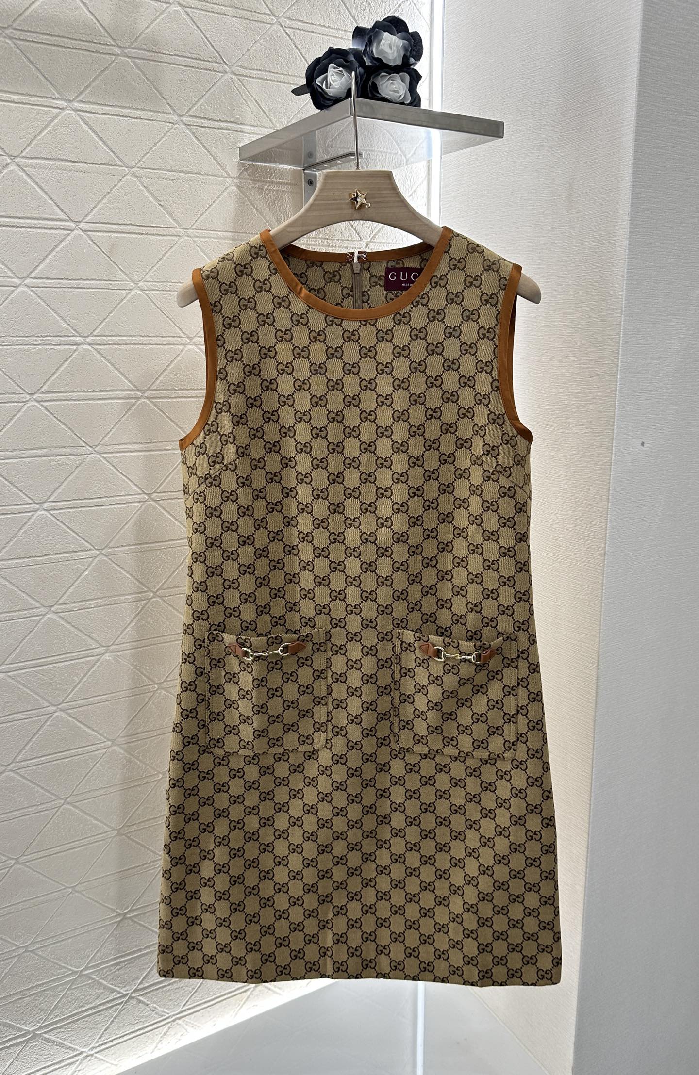 ♥2025 new product Jacquard vest dress