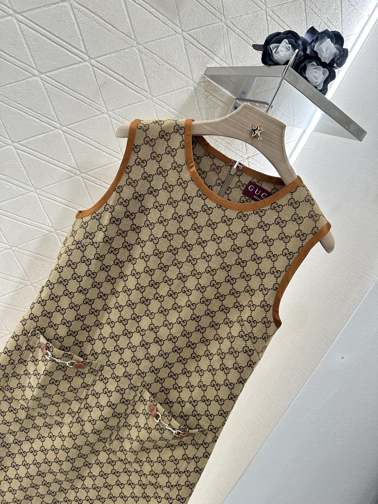 ♥2025 new product Jacquard vest dress