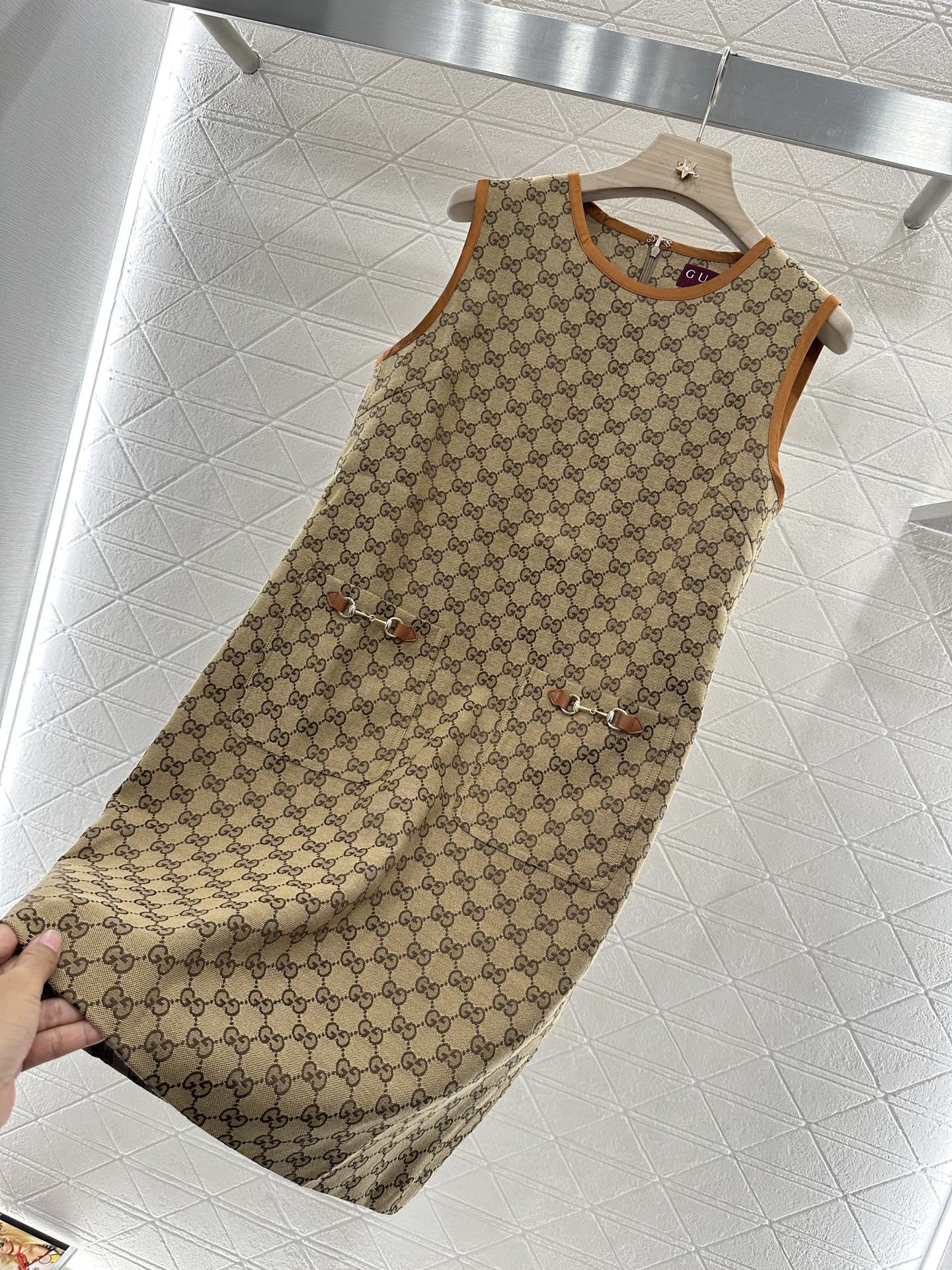 ♥2025 new product Jacquard vest dress