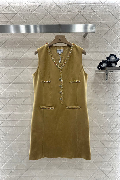 ♥2025 new products Beaded dress