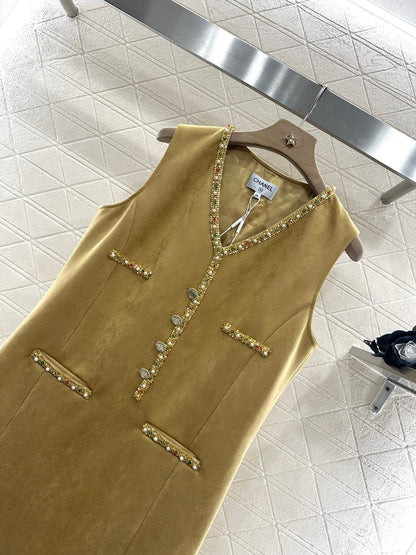 ♥2025 new products Beaded dress