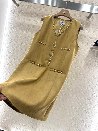 ♥2025 new products Beaded dress