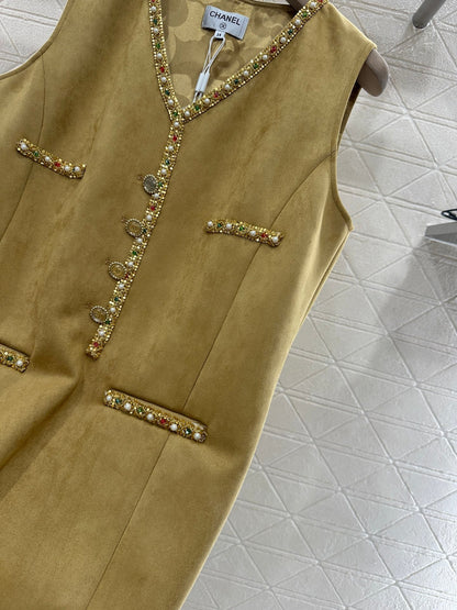 ♥2025 new products Beaded dress