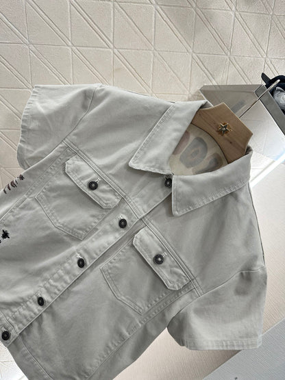 ♥2025 new products Jacket and shorts set