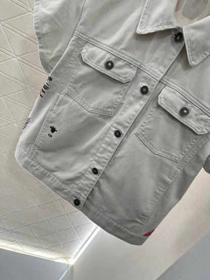 ♥2025 new products Jacket and shorts set