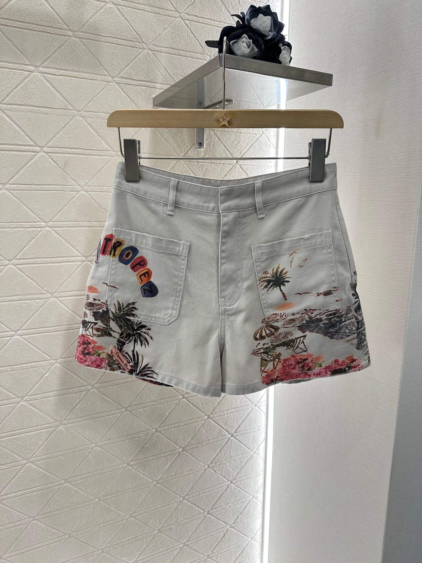 ♥2025 new products Jacket and shorts set