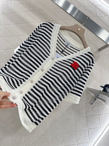 ♥2025 new product Knitted short-sleeved cardigan