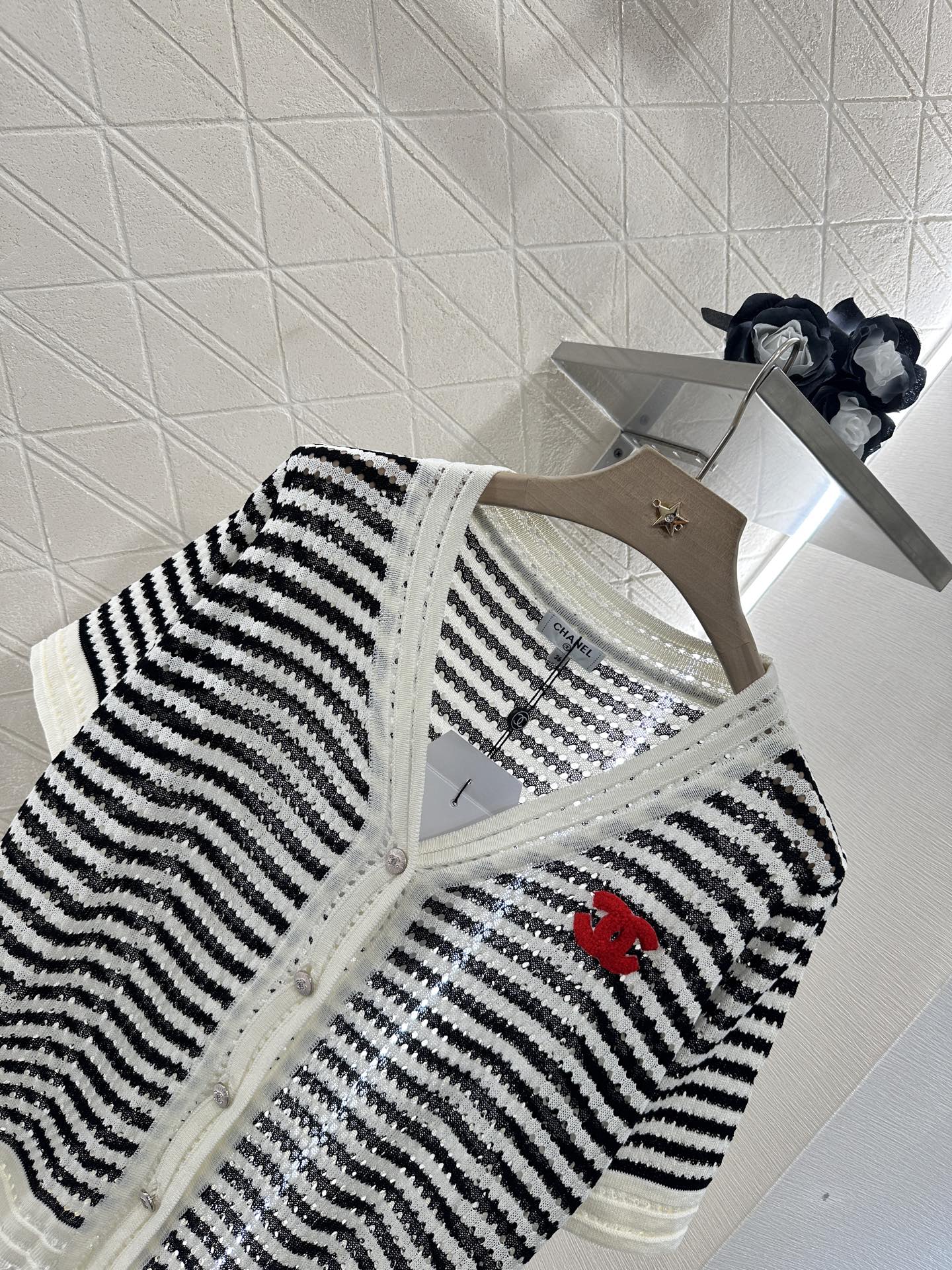♥2025 new product Knitted short-sleeved cardigan