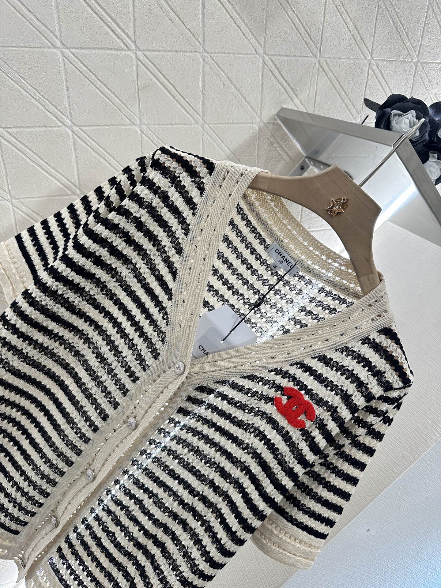 ♥2025 new product Knitted short-sleeved cardigan