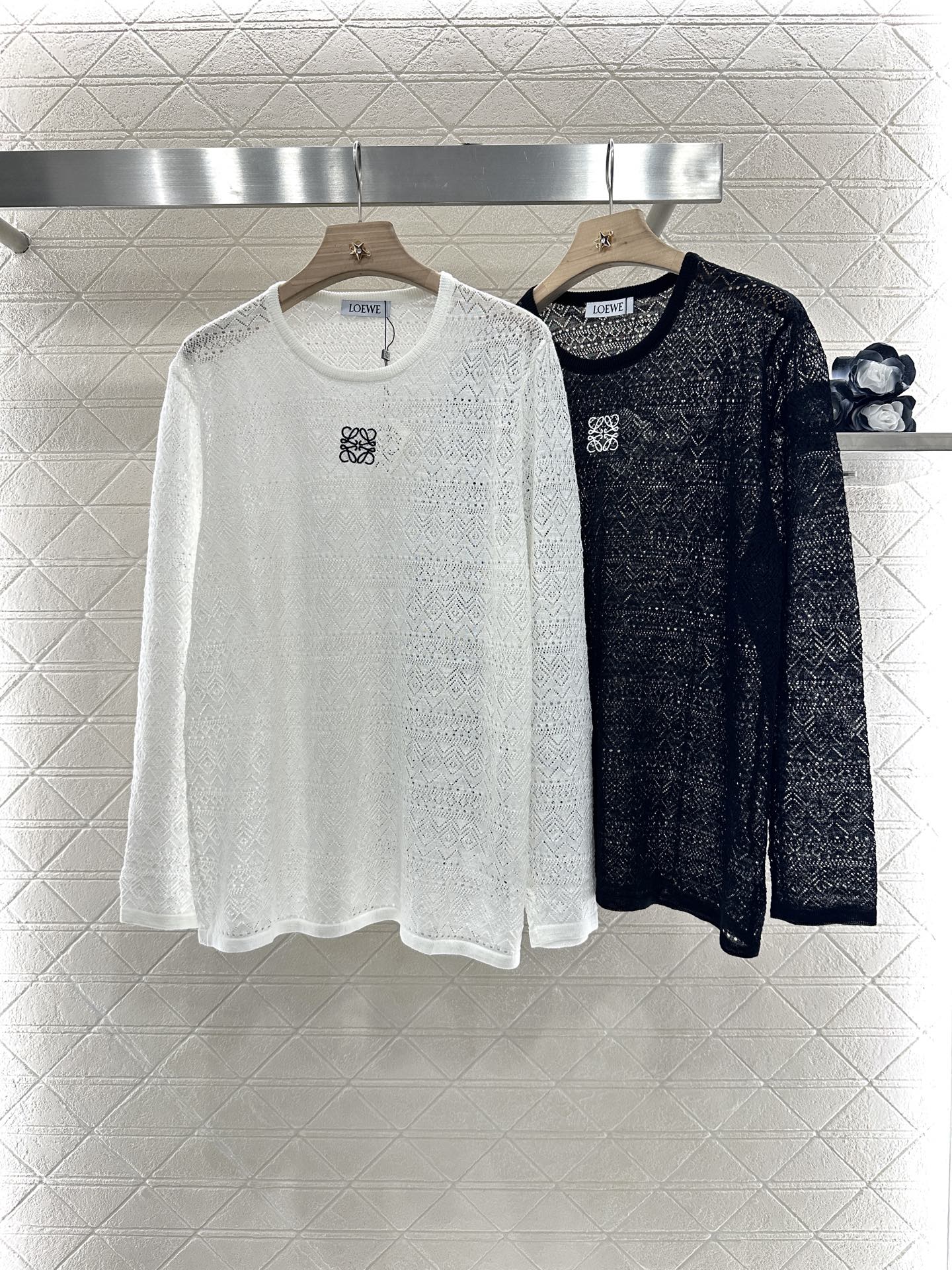 ♥2025 new product Hollow knitted long sleeves