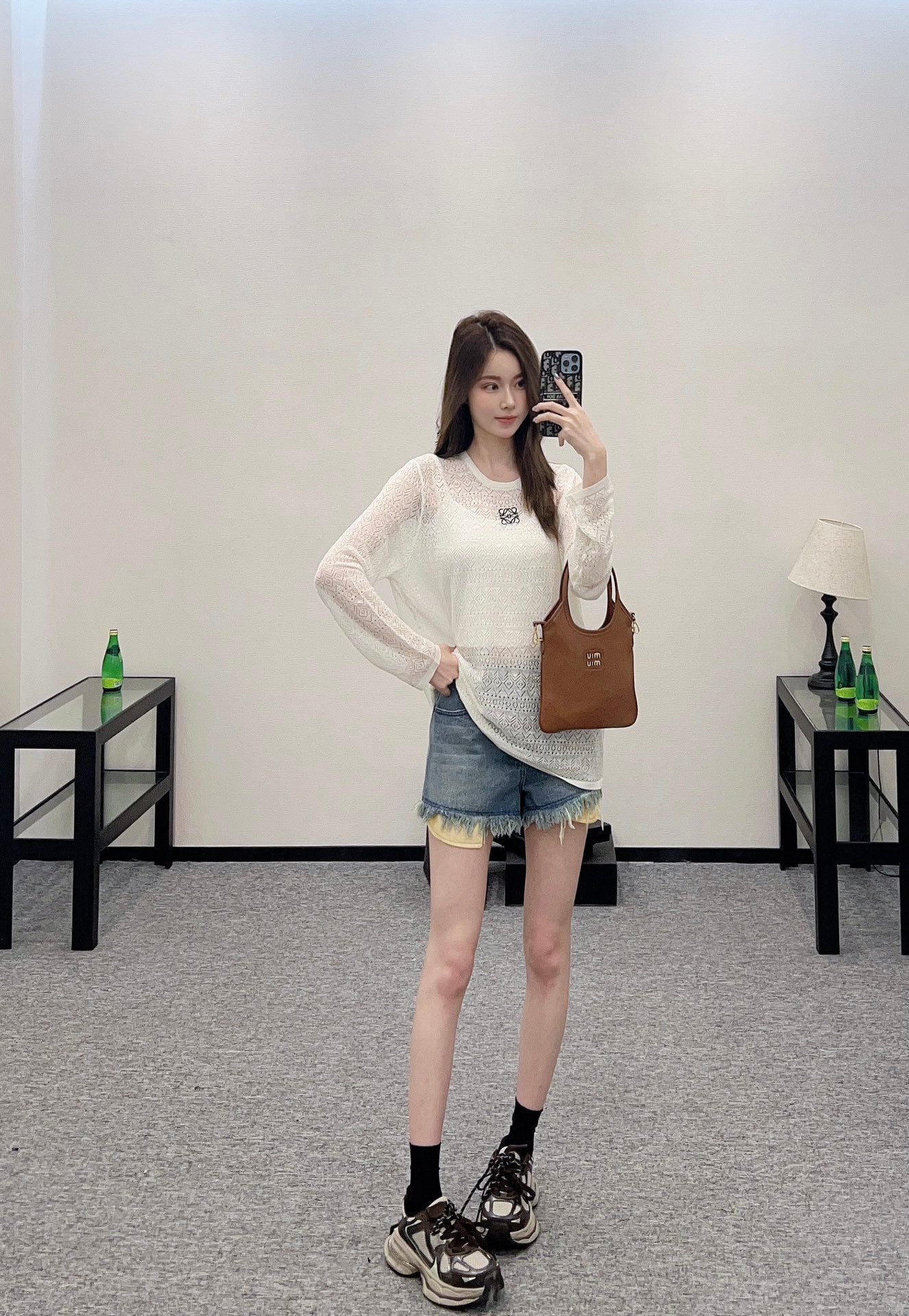 ♥2025 new product Hollow knitted long sleeves