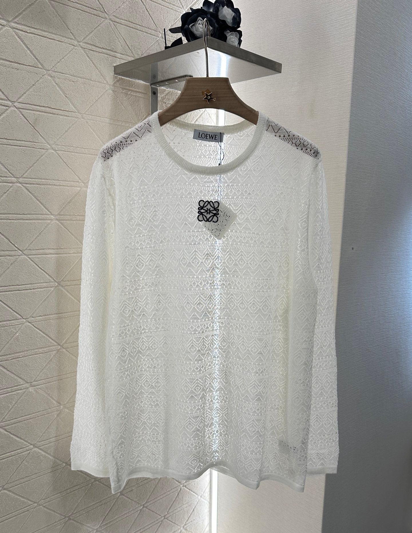 ♥2025 new product Hollow knitted long sleeves