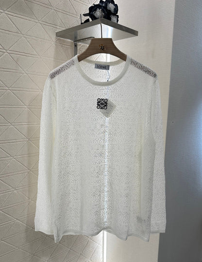 ♥2025 new product Hollow knitted long sleeves