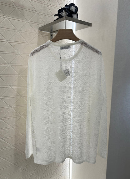 ♥2025 new product Hollow knitted long sleeves