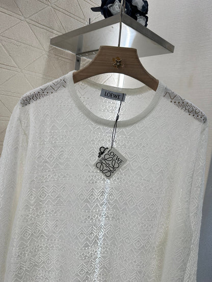♥2025 new product Hollow knitted long sleeves