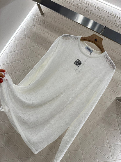♥2025 new product Hollow knitted long sleeves