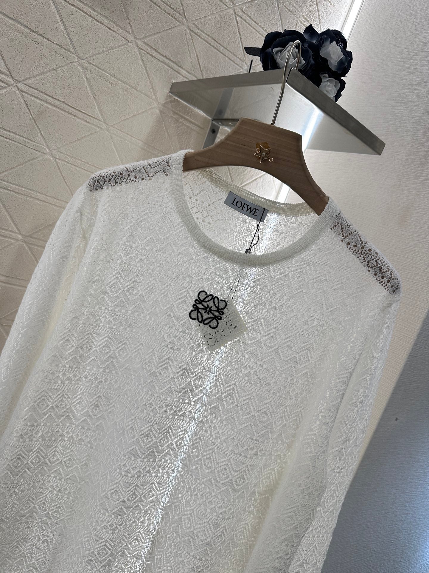 ♥2025 new product Hollow knitted long sleeves