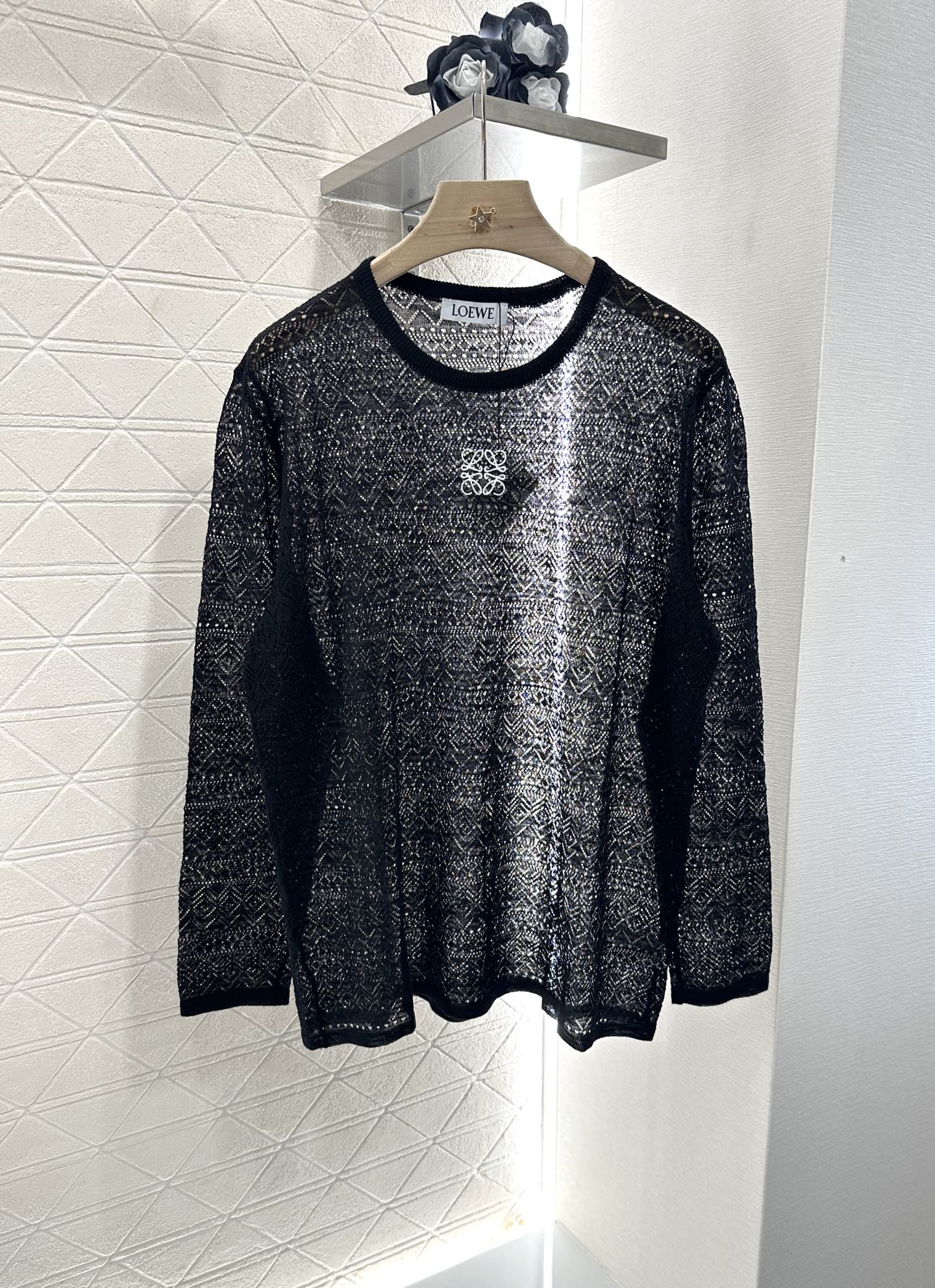 ♥2025 new product Hollow knitted long sleeves