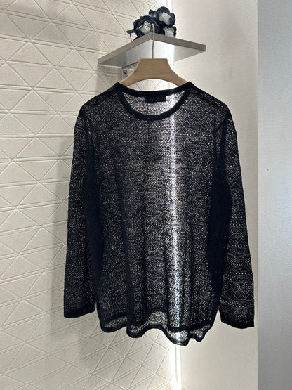 ♥2025 new product Hollow knitted long sleeves