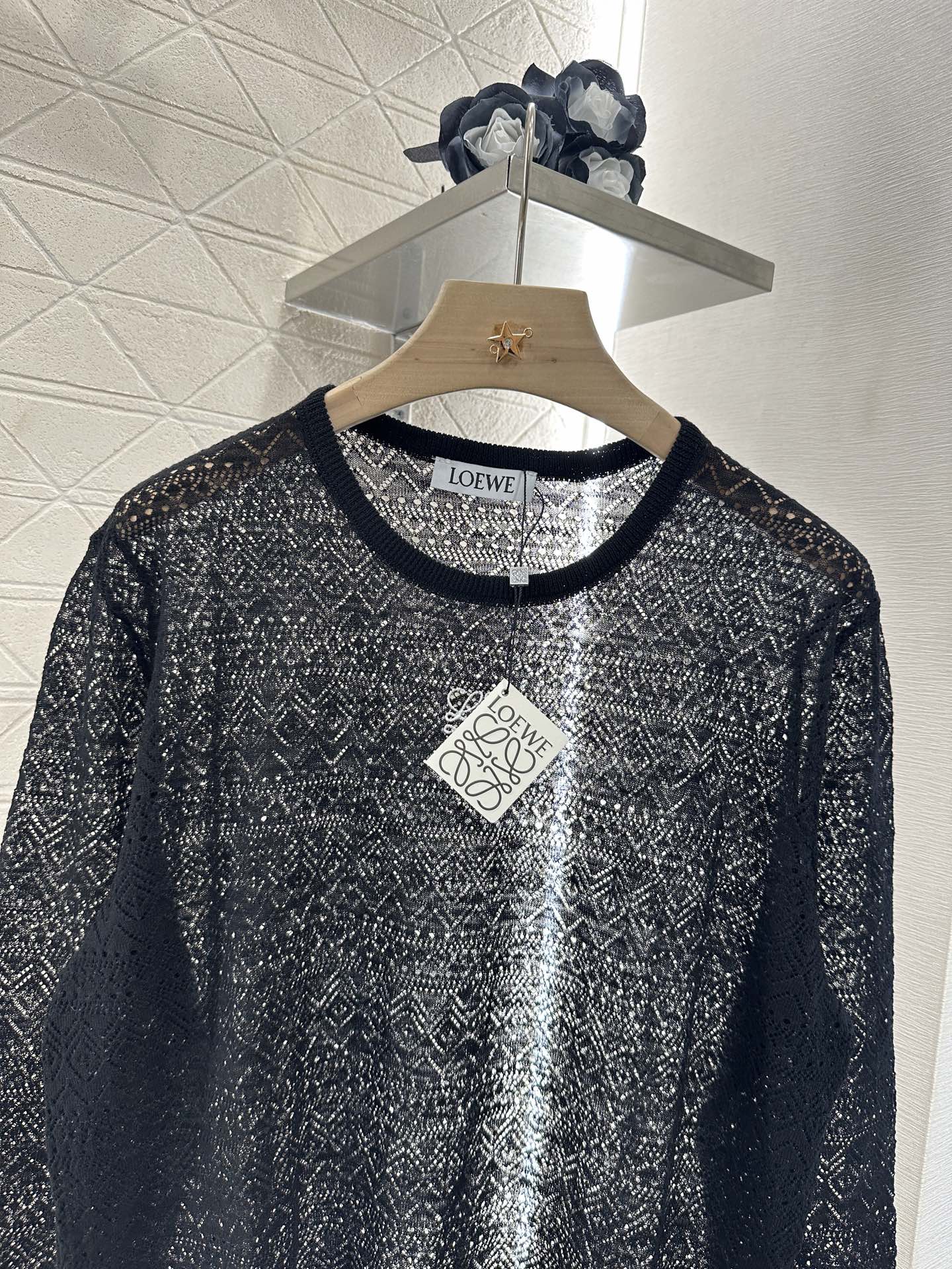 ♥2025 new product Hollow knitted long sleeves