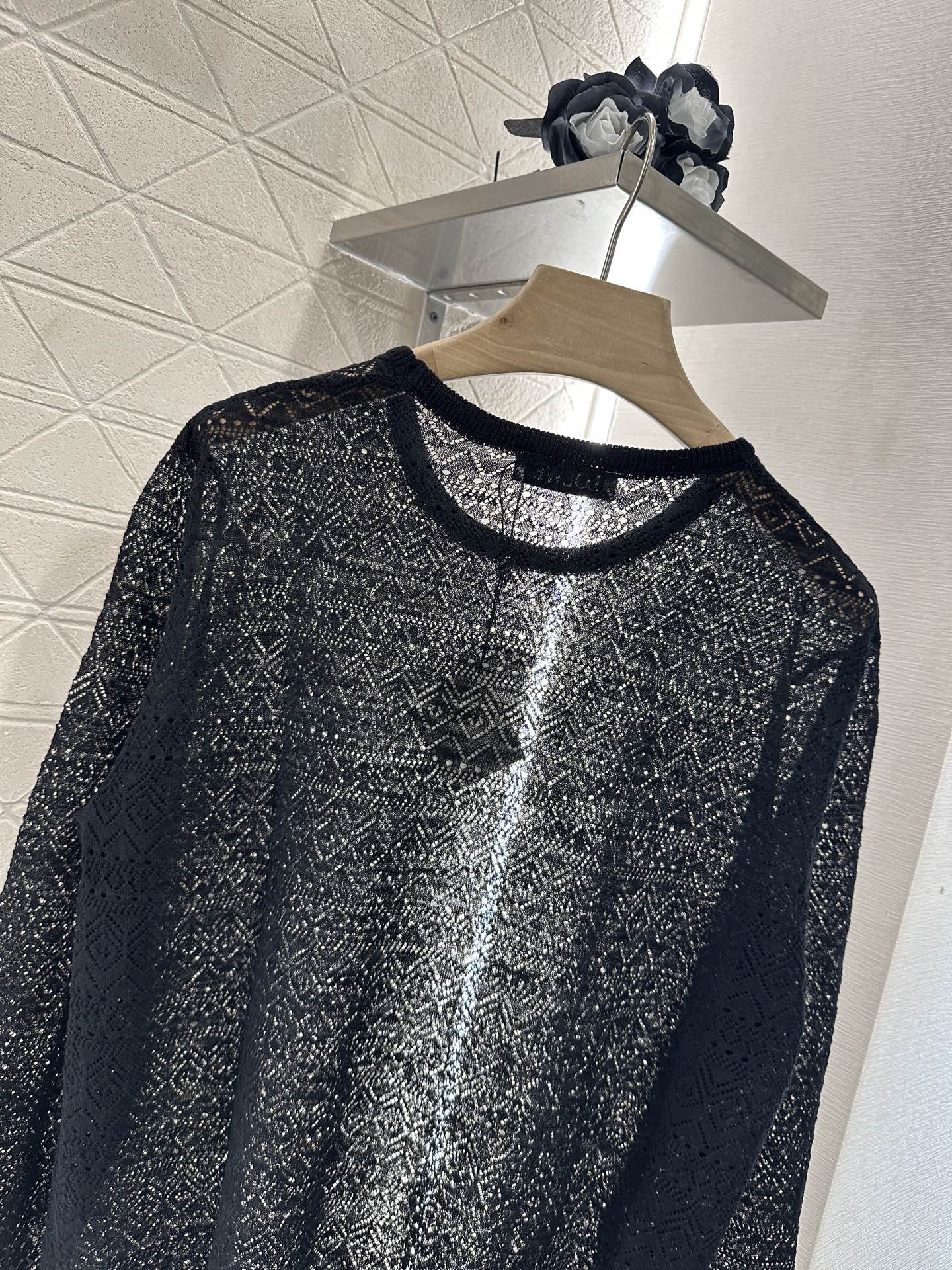 ♥2025 new product Hollow knitted long sleeves