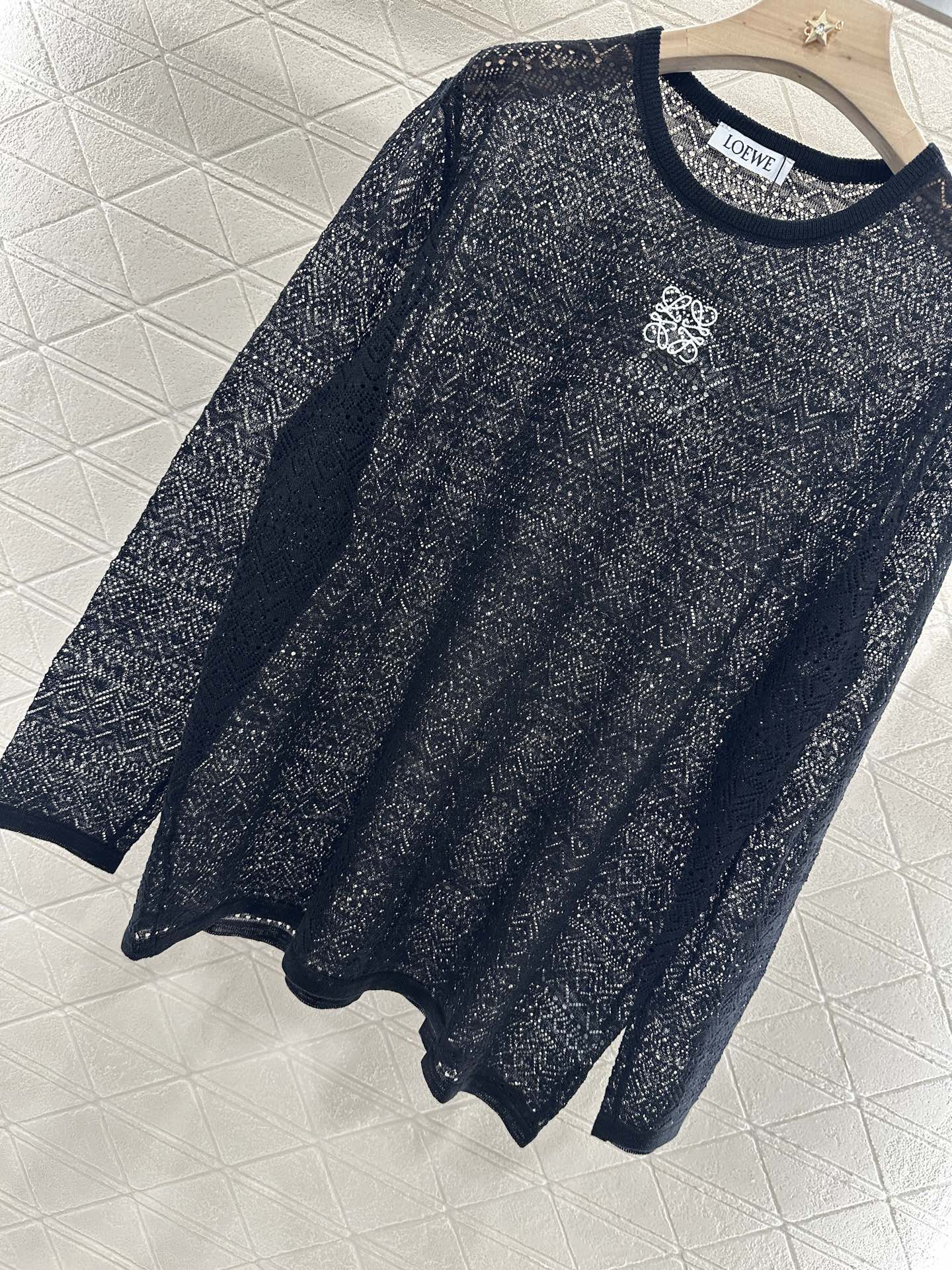 ♥2025 new product Hollow knitted long sleeves