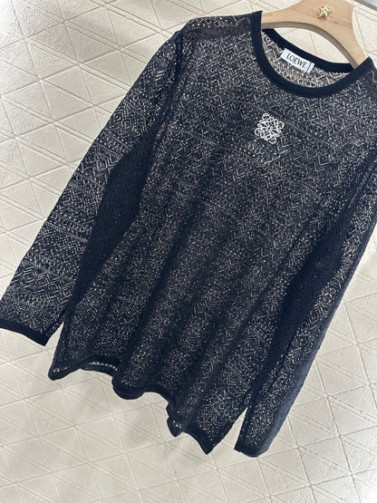 ♥2025 new product Hollow knitted long sleeves