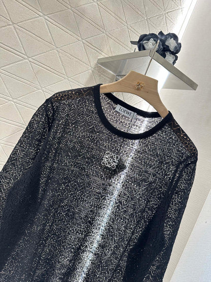 ♥2025 new product Hollow knitted long sleeves