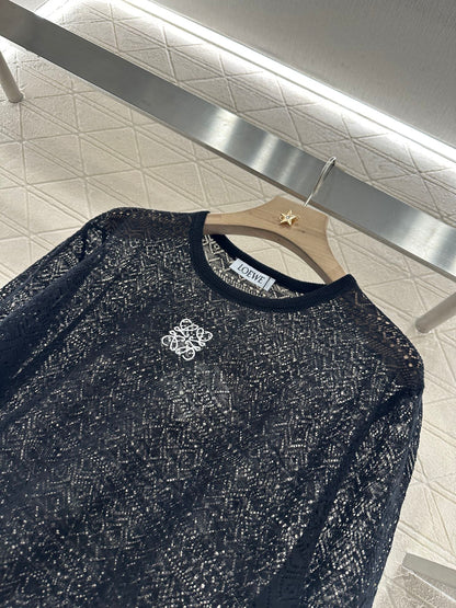 ♥2025 new product Hollow knitted long sleeves