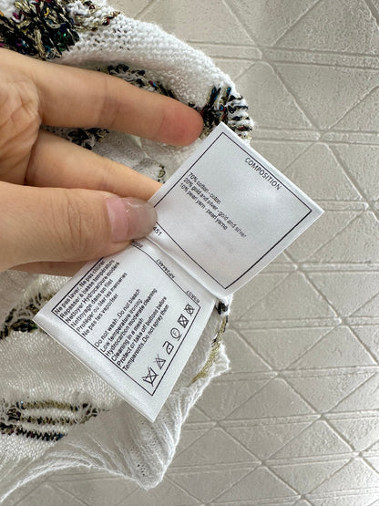 ♥2025 new product Embroidered knitted short sleeves