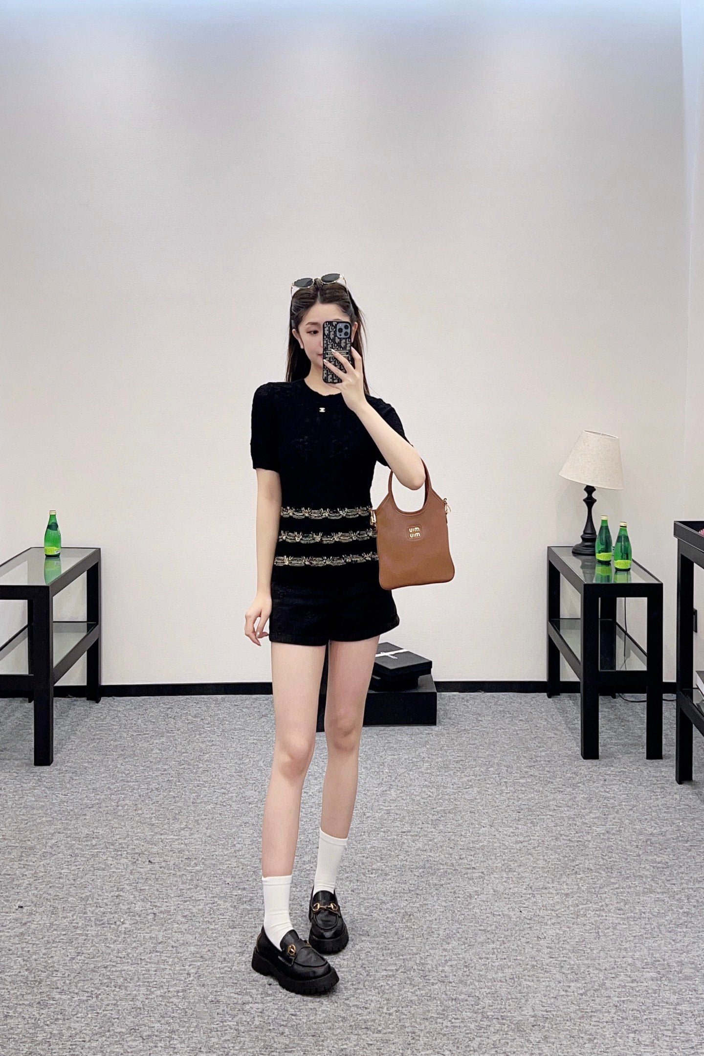 ♥2025 new product Embroidered knitted short sleeves