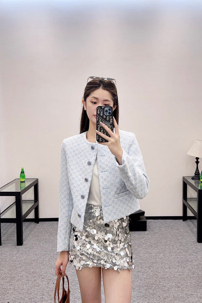 ♥2025 new product Round neck jacket