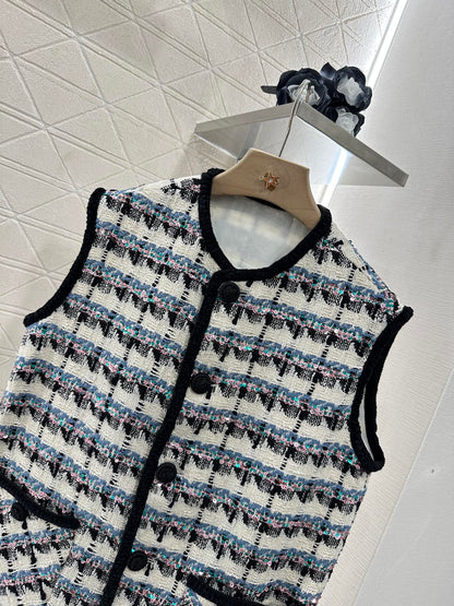 ♥2025 new product Sequined vest