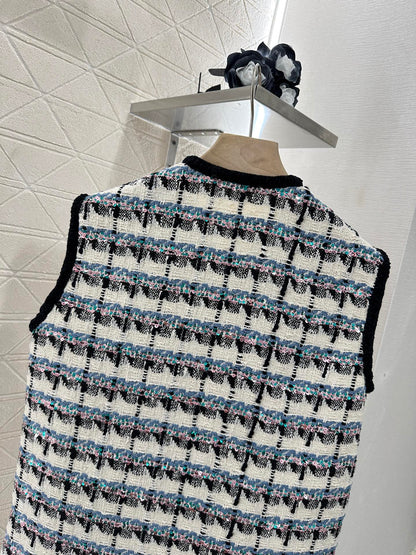 ♥2025 new product Sequined vest