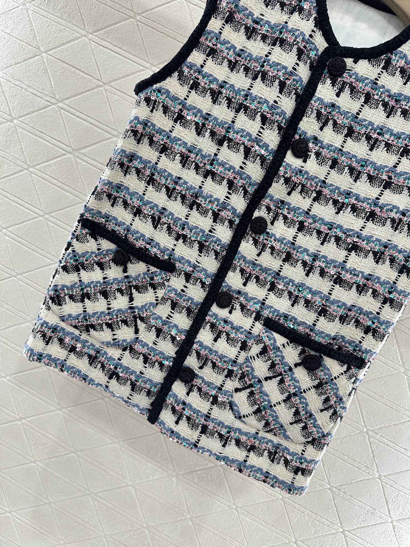 ♥2025 new product Sequined vest