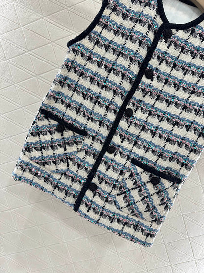 ♥2025 new product Sequined vest