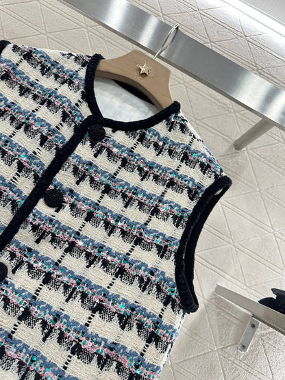 ♥2025 new product Sequined vest