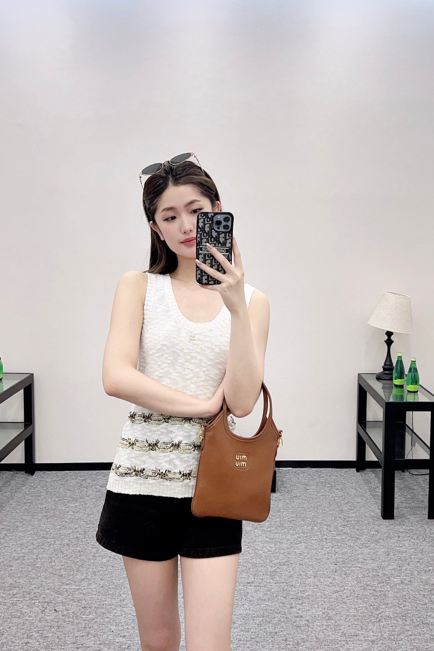 ♥2025 new product Embroidered knitted vest