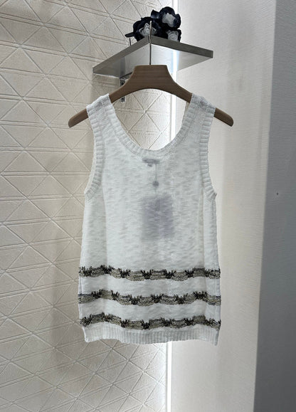 ♥2025 new product Embroidered knitted vest