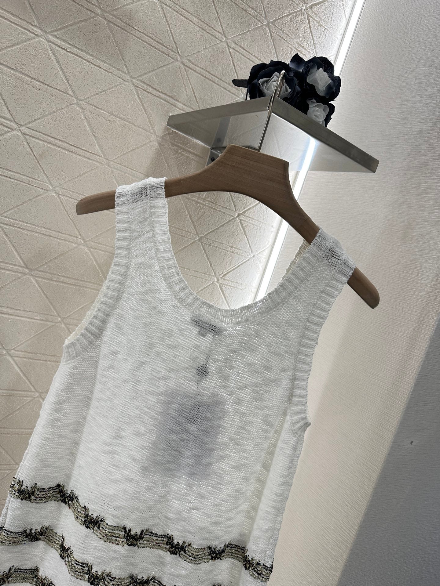 ♥2025 new product Embroidered knitted vest