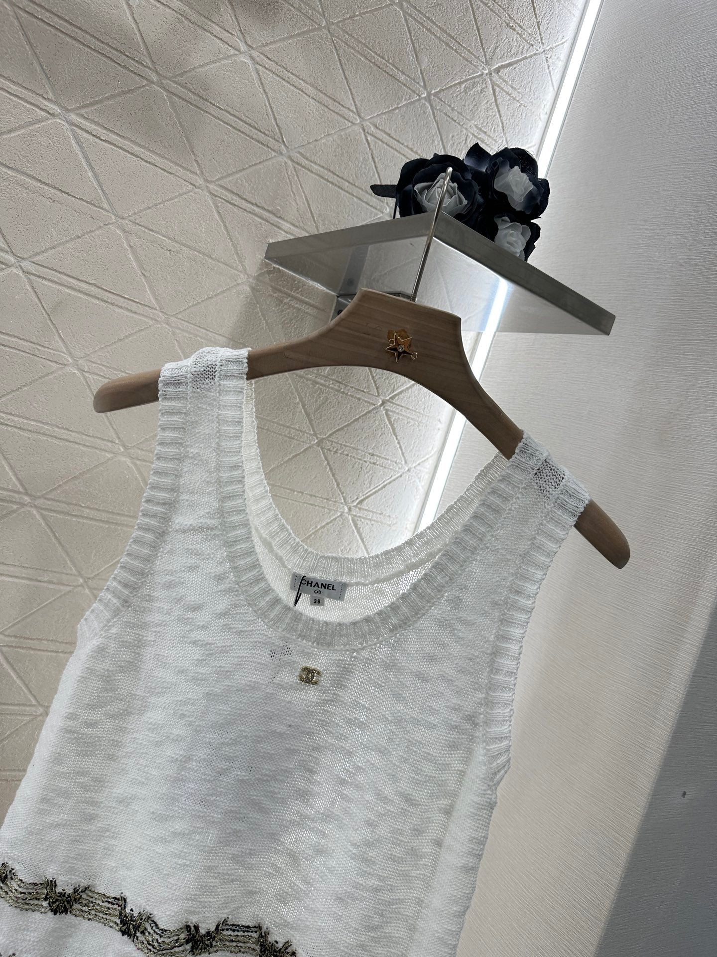 ♥2025 new product Embroidered knitted vest