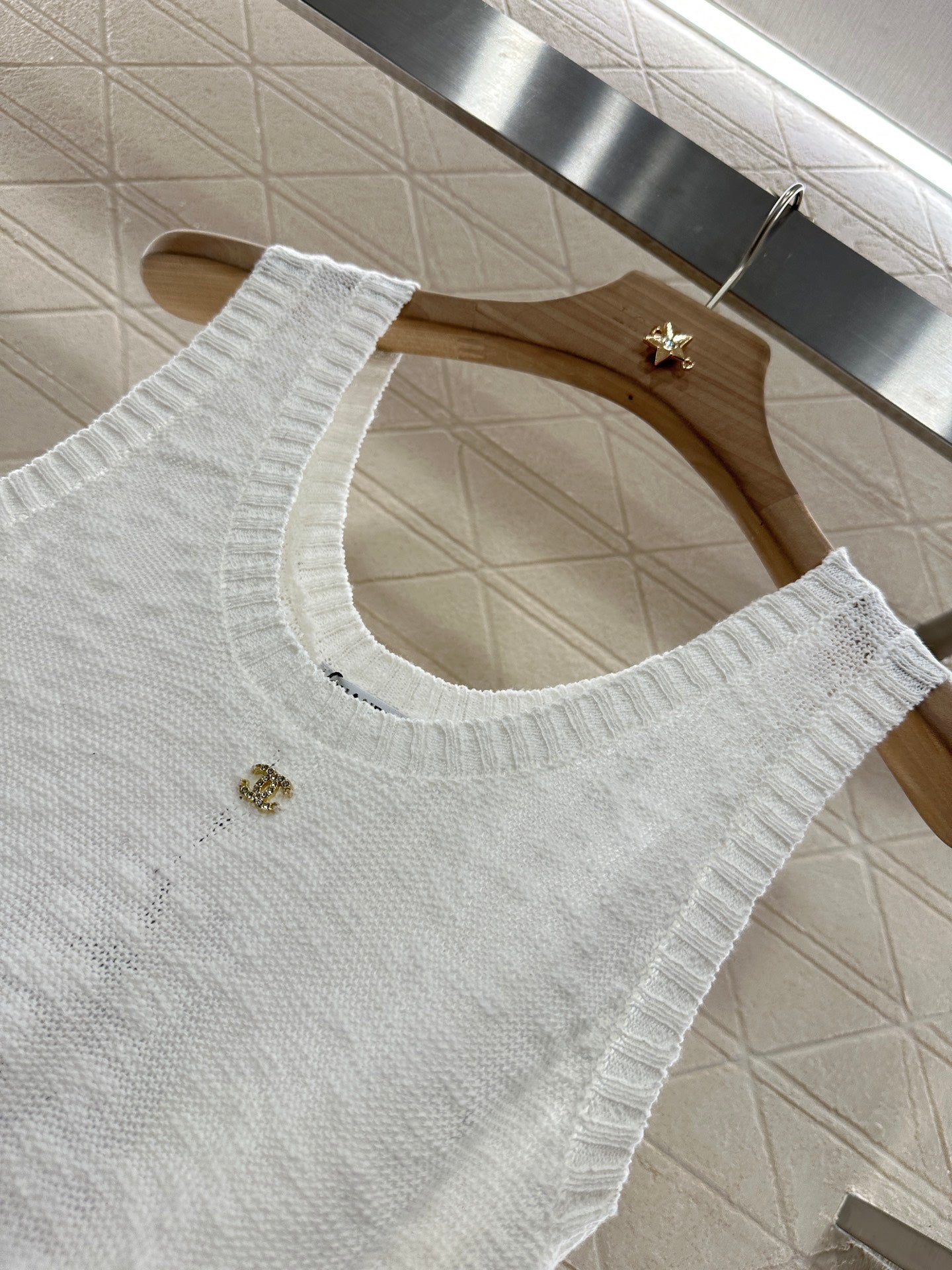 ♥2025 new product Embroidered knitted vest